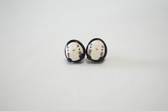 Chibi No Face Earrings (Studio Ghibli)